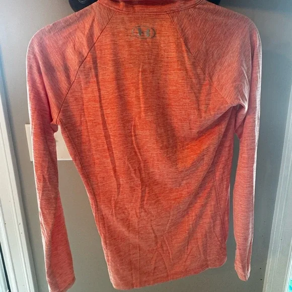 Under Armour Vibrant Orange Long SleeveAthletic Top - Picture 4 of 4